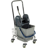 Carucior pentru curatenie, 400x490x970mm, 27L - sefira.ro