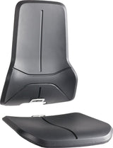 Perne pentru scaunul de lucru Neon, spatar si sezut, tapiterie stofa neagra, BIMOS - sefira.ro