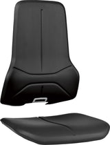 Perne pentru scaunul de lucru Neon, spatar si sezut, tapiterie stofa neagra, BIMOS - sefira.ro