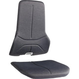 Perne pentru scaunul de lucru Neon, spatar si sezut, tapiterie stofa neagra, BIMOS - sefira.ro