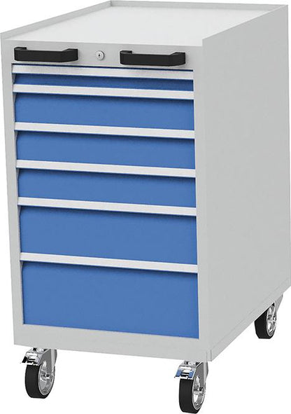 Cabinet with mobile drawers