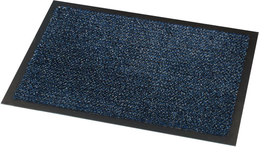 Cosmo fireproof dirt trap mat l60xl85 cm grey/blue