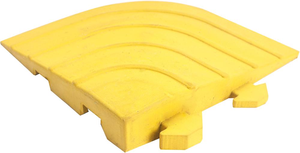 Anti-fatigue carpet Fatigue Lock yellow corner element