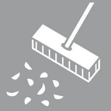 Perie de mana, par natural, 300 mm - sefira.ro