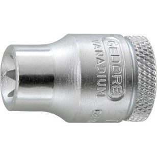 Cheie tubulara 3/8", E 5, pentru suruburi TORX® exterior, Nr. TX 30 E 5, GEDORE - sefira.ro
