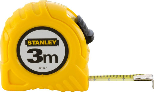 Precision tape measure, 3m, width 12.7mm, STANLEY