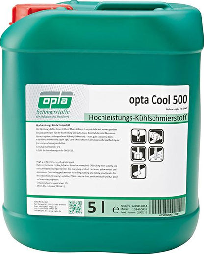 High performance cooling lubricant - Opta® Cool 500, 5l canister, OPTA