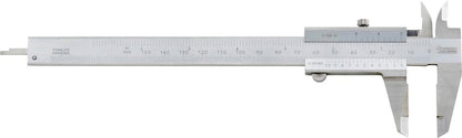 Precision caliper for left-handed people, with release screw, DIN862, 150x40mm, FORUM