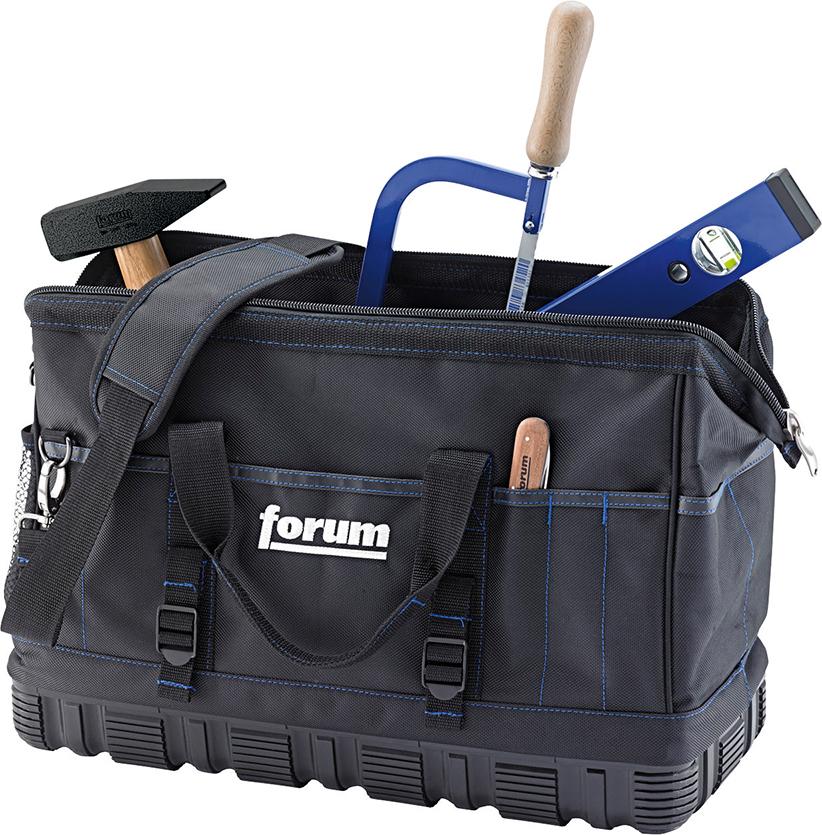 Tool bag, with zipper 400 x 250 x 320mm, volume 28 liters, FORUM