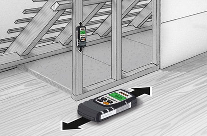 MoistureMaster Compact Plus moisture meter, 0-40 °C, LASERLINER