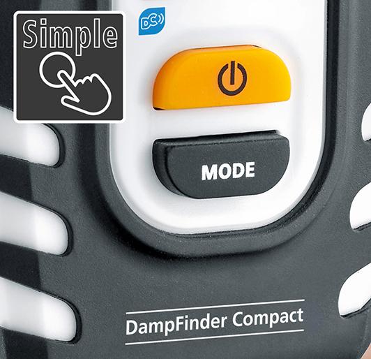 DampFinder Compact Plus moisture meter, 0-40 °C, LASERLINER