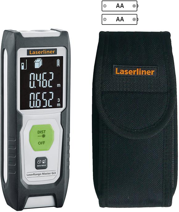 Telemetru cu laser LaserRange-Master Gi3, 0.3-30m, precizie 1mm, IP40, LASERLINER - sefira.ro