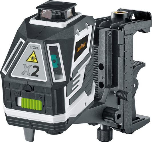 Nivela laser X2-Laser Pro, 60m, verde, cu acumulatori, IP54, STANLEY