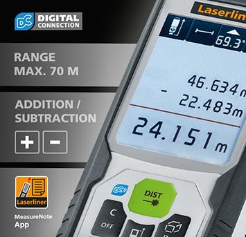 Laser rangefinder LaserRange-Master Gi7, 0.05-70m, 2mm accuracy, IP40, LASERLINER