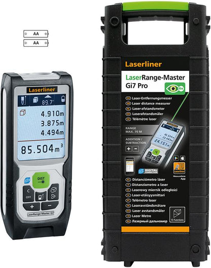 Laser rangefinder LaserRange-Master Gi7, 0.05-70m, 2mm accuracy, IP40, LASERLINER