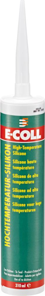 Silicon, rezistent la temperaturi ridicate, 310ml, rosu, E-COLL