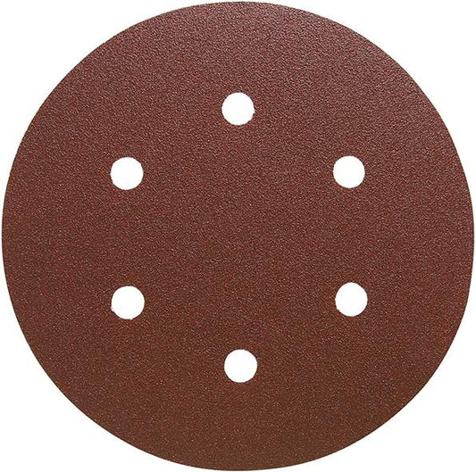 Velcro abrasive disc, 150mm, grit 40, 6 holes, corundum, FORUM