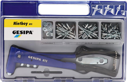 Nietboy NTS riveting pliers, 136 pieces, GESIPA